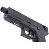 Страйкбольный пистолет KJW KP-18 Glock G18 TBC CO₂ Black, удлин. ствол