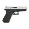 Страйкбольный пистолет WE Glock-17 Gen.4 Silver, сменные накладки (WE-G001B-SV)