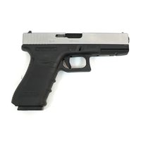 Страйкбольный пистолет WE Glock-17 Gen.4 Silver, сменные накладки (WE-G001B-SV)