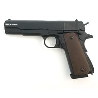 Страйкбольный пистолет KJW Colt M1911A1 CO₂ GBB Black