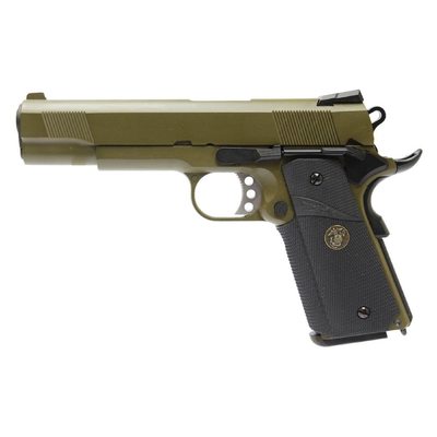 Страйкбольный пистолет WE Colt M1911A1 M.E.U. Olive (WE-E008A-OD)