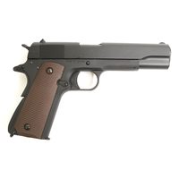 Страйкбольный пистолет KJW Colt M1911A1 Gas GBB Black