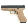 Страйкбольный пистолет KJW KP-17 Glock G17 Gas Tan, металл. затвор