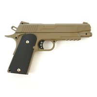 Страйкбольный пистолет Galaxy G.38D (Colt 1911) песочный