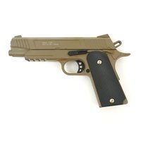 Страйкбольный пистолет Galaxy G.38D (Colt 1911) песочный