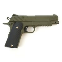 Страйкбольный пистолет Galaxy G.38G (Colt 1911) зеленый