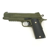 Страйкбольный пистолет Galaxy G.38G (Colt 1911) зеленый