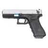 Страйкбольный пистолет WE Glock-18 Gen.4 Silver, сменные накладки (WE-G002B-SV)