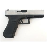 Страйкбольный пистолет WE Glock-18 Gen.4 Silver, сменные накладки (WE-G002B-SV)