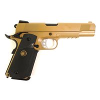 Страйкбольный пистолет WE Colt M1911A1 M.E.U. Rail Tan (WE-E008B-TN)