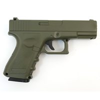 Страйкбольный пистолет Galaxy G.15G (Glock 23) зеленый