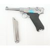 Страйкбольный пистолет WE Luger P08 4" Silver (WE-P004)