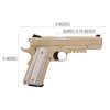 Страйкбольный пистолет WE Colt M45A1 Tan (WE-E015-TN)