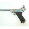 Страйкбольный пистолет WE Luger P08 6" Silver (WE-P005)