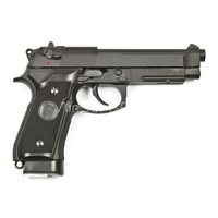 Страйкбольный пистолет KJW Beretta M9A1 Gas GBB Black