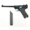 Страйкбольный пистолет WE Luger P08 6" Black (WE-P002)