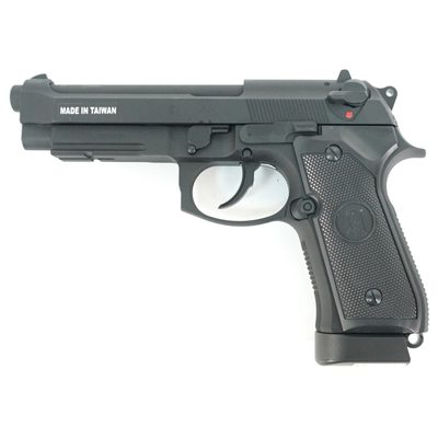 Страйкбольный пистолет KJW Beretta M9A1 CO₂ GBB Black