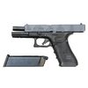 Страйкбольный пистолет WE Glock-17 Gen.4, сменные накладки (WE-G001B-BK)