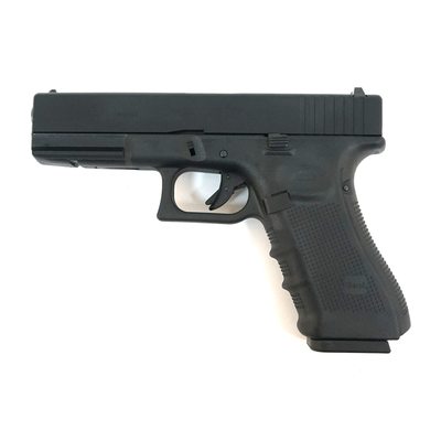 Страйкбольный пистолет WE Glock-17 Gen.4, сменные накладки (WE-G001B-BK)