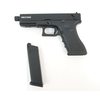 Страйкбольный пистолет KJW KP-18 Glock G18 TBC Gas Black, удлин. ствол