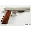 Макет пистолет Colt M1911A1 .45, хром, лакиров. дерево (США, 1911 г.) DE-6312