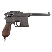 Макет пистолет Mauser C96, пластик. рукоять (Германия, 1896 г.) DE-1024