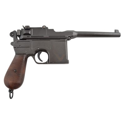 Макет пистолет Mauser C96, пластик. рукоять (Германия, 1896 г.) DE-1024