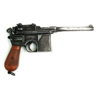 Макет пистолет Mauser C96, дерев. рукоять, состаренный (Германия, 1896 г.) DE-M-1024-OLD