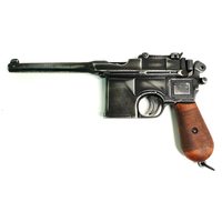 Макет пистолет Mauser C96, дерев. рукоять, состаренный (Германия, 1896 г.) DE-M-1024-OLD