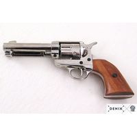 Макет револьвер Colt Peacemaker .45, никель (США, 1873 г.) DE-1186-NQ