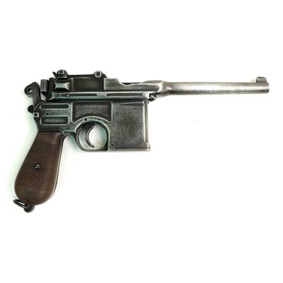 Макет пистолет Mauser C96, пластик. рукоять, состаренный (Германия, 1896 г.) DE-1024-OLD