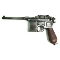 Макет пистолет Mauser C96, пластик. рукоять, состаренный (Германия, 1896 г.) DE-1024-OLD