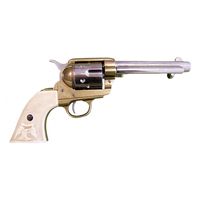 Макет револьвер Colt Peacemaker .45, 5½", латунь, рукоять под кость (США, 1873 г.) DE-1108-L