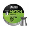 Пули JSB Green Match Diabolo Light 4,5 мм, 0,475 г (500 штук)