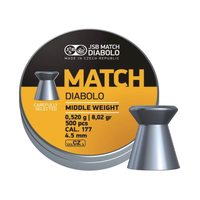 Пули JSB Yellow Match Diabolo Middle 4,5 мм, 0,52 г (500 штук)