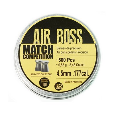 Пули Apolo Air Boss Match 4,5 мм, 0,55 г (500 штук)