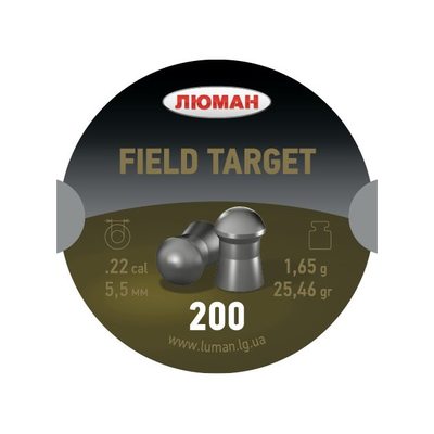 Пули «Люман» Field Target 5,5 мм, 1,65 г (200 штук)