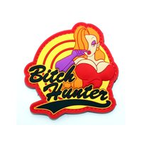 Шеврон "3D Bitch Hunter", PVC на велкро, 75x75 мм (Fullcolor)