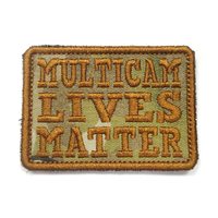 Шеврон "Multicam Lives Matter", вышивка, 70x50 мм