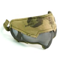 Маска сетчатая на нижнюю часть лица Tactical V2 Green Camo