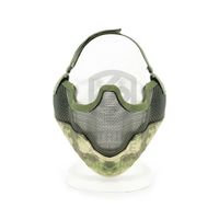 Маска сетчатая на нижнюю часть лица Tactical V2 Green Camo