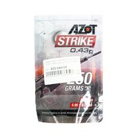 Шары для страйкбола Azot Strike 0,43 г, 580 штук (0,25 кг, белые)