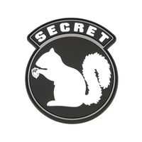 Шеврон EmersonGear PVC Secret Squirrel Patch-1 (White/Black)