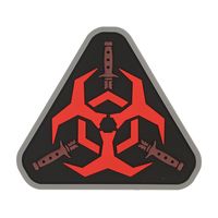 Шеврон EmersonGear Outbreak Response PVC Patch-3 (Red)