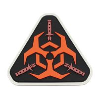 Шеврон EmersonGear Outbreak Response PVC Patch-3 (Red)