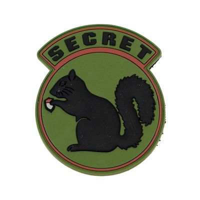 Шеврон EmersonGear PVC Secret Squirrel Patch-3 (Black/Olive)